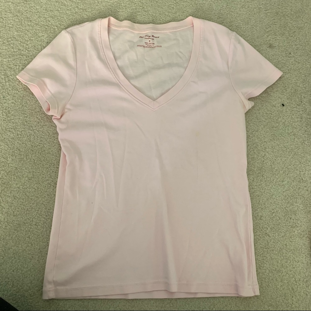 Pink basic t